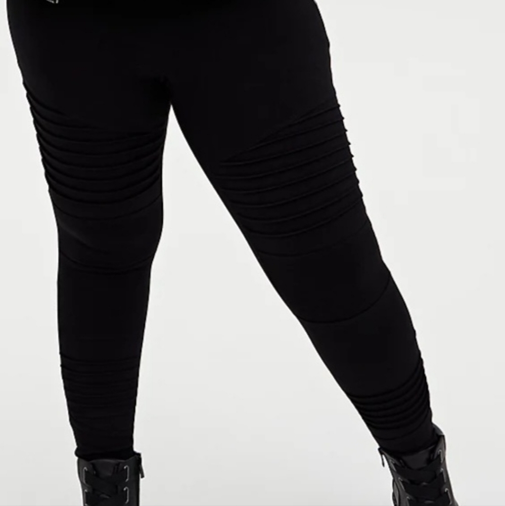 Torrid black moto leggings
